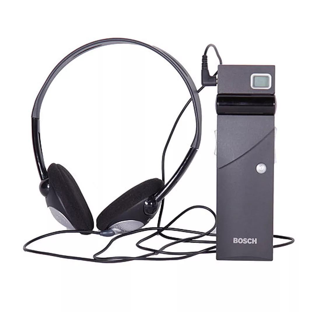 Bosch Channel Pocket Receiver and Stereo Lightweight Headphone